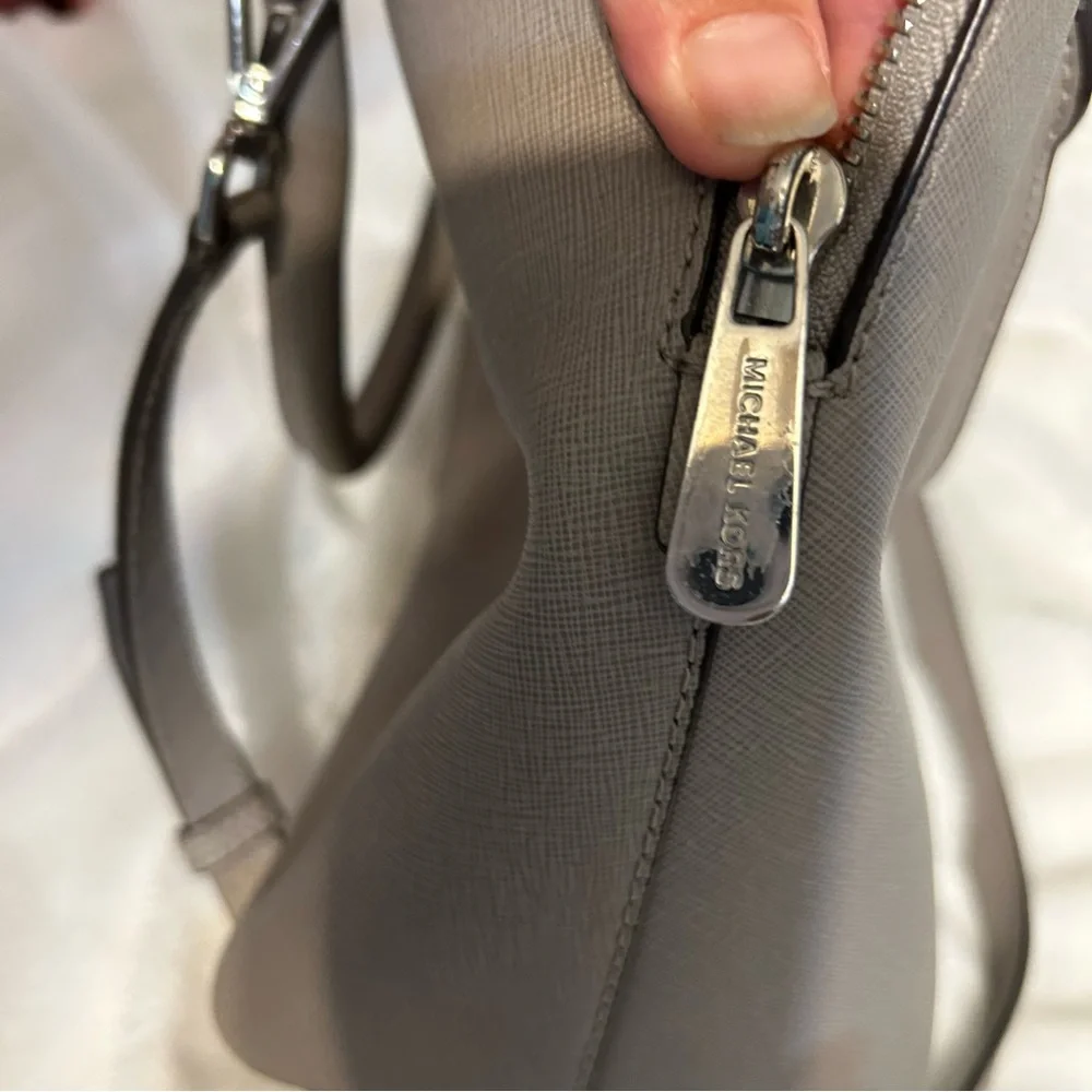 Michael Kors Taupe Satchel Bag‎